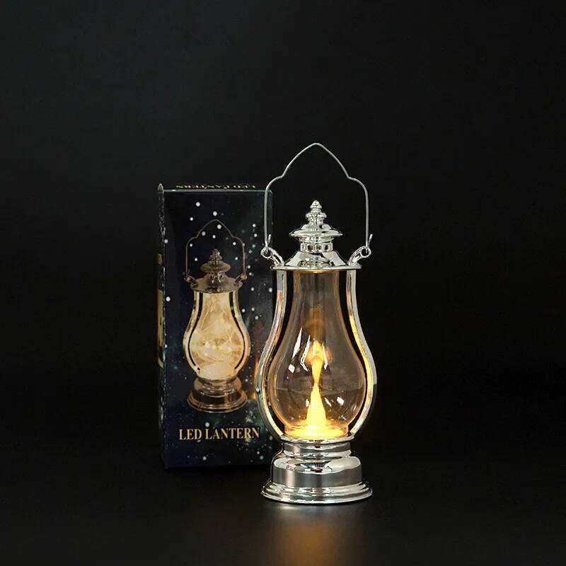 Led Retro Oil Lamp Portable Wind Light Electronic Candle Lamps Bedroom Living Room Decoration Kerosene Lights S260302