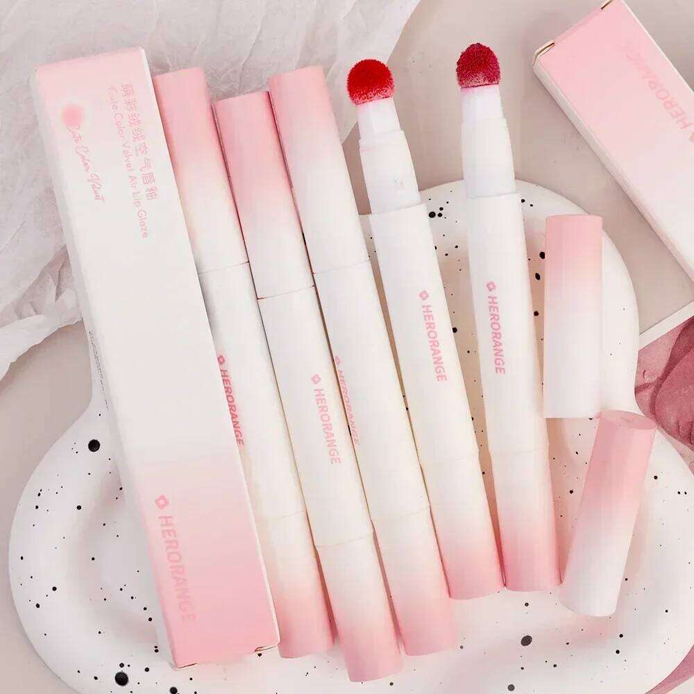 Waterproof Velvet Matte Air Lip Cream Moisturizing Long Lasting Easy To Color Non-stick Cup Tint Lipstick Korean Makeup Cosmetic H260302