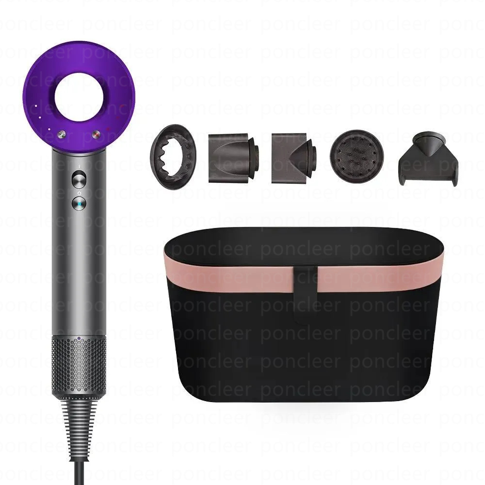 Hotsell Designer Dryers Hair Anion Salon MuteHairdryer Designer Hair Care Electric Hair Drier Quick-dry Safety Blow Power 1.8M 5-in-1 with gift box
