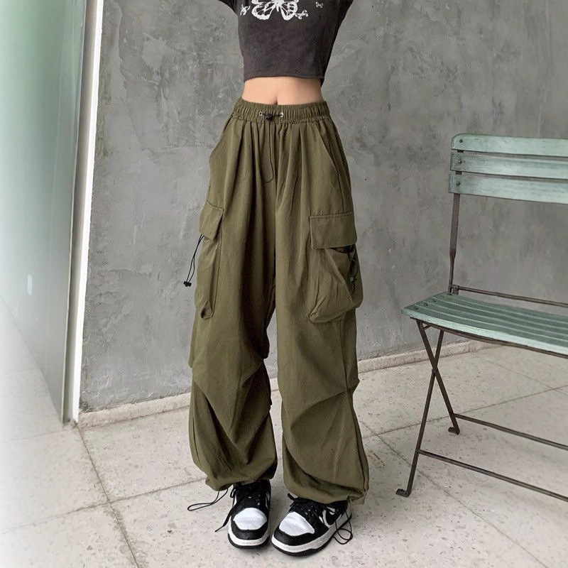Americn Retro Workwer Csul Pnts For Women Summer Verstile Stright-leg Drped Jogger Designer Pnts Pnts Loose Wide-leg Pnts Ins