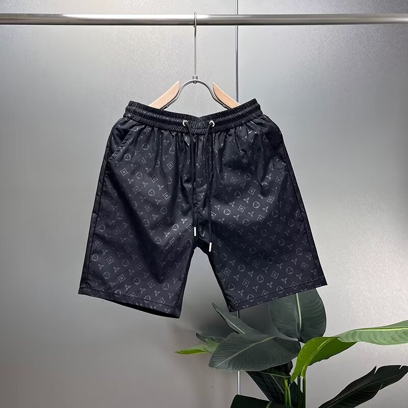 Luxury Brand Designer Clothes S77 Ice Silk Shorts P15/Black, Green, Khaki M-3Xl Thin Khaki Version As Shown In The Picture