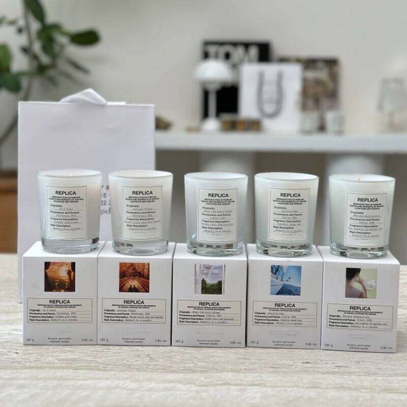 Lazy Weekend Scented Fireplace Fire Bubble Bath Aromatherapy Candle Jazz Lounge after Rain Sunny Home Fragrance Decor W260303