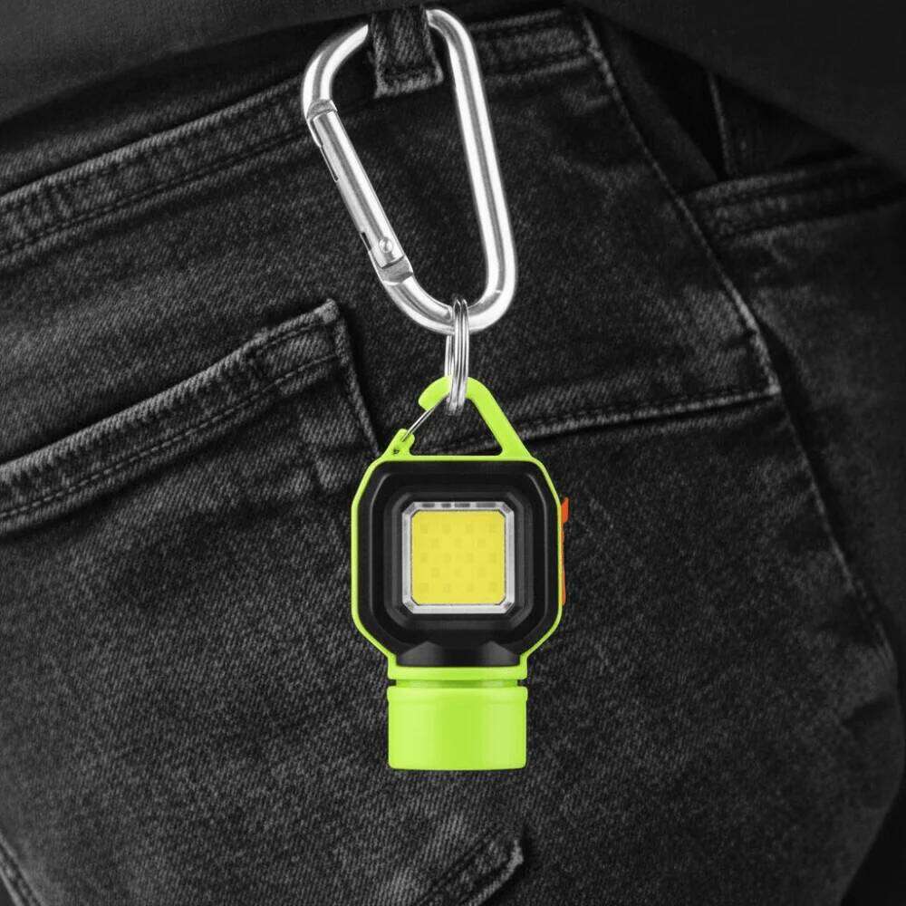 Rechargeable Outdoor Flashlight Multi-function Portable LED Mini Light Keychain S260302