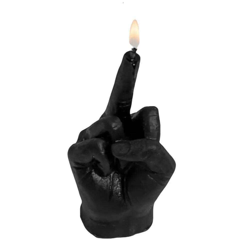 Middle Finger Creative Scented Candle Hand Gesture Candles for Aromatherapy Home Decoration Ornaments W260303
