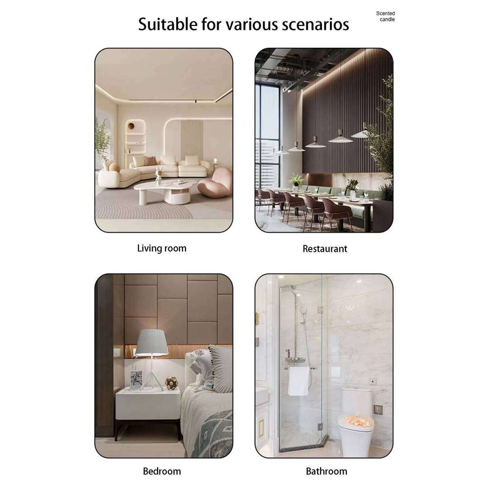 Coloured glass cup soy wax scented candle decorative wedding favours W260303