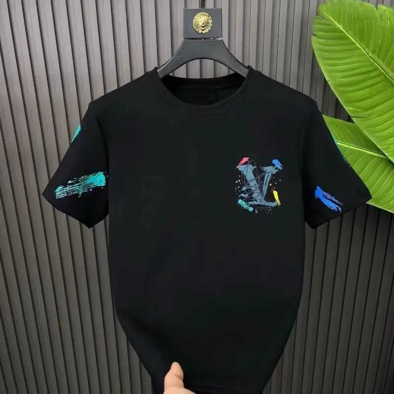 T-shirt Crew Neck Short Sleeve Loose Trendy Brand Niche Design Handsome Casual Versatile TopT260303