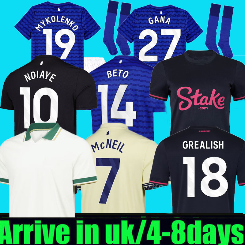 25 26 NDIAYE EFC EVERTONES Fourth soccer jerseys Barry Alcaraz 2025 2026 McNEIL CALVERT-LEWIN GREALISH Dewsbury-Hall PICKFORD IROEGBUNAM football shirts Men Kids