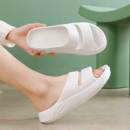 Summer anti-slip thick-soled slippers for women, suitable for both indoor and outdoor wear, with arch support for couples H260303