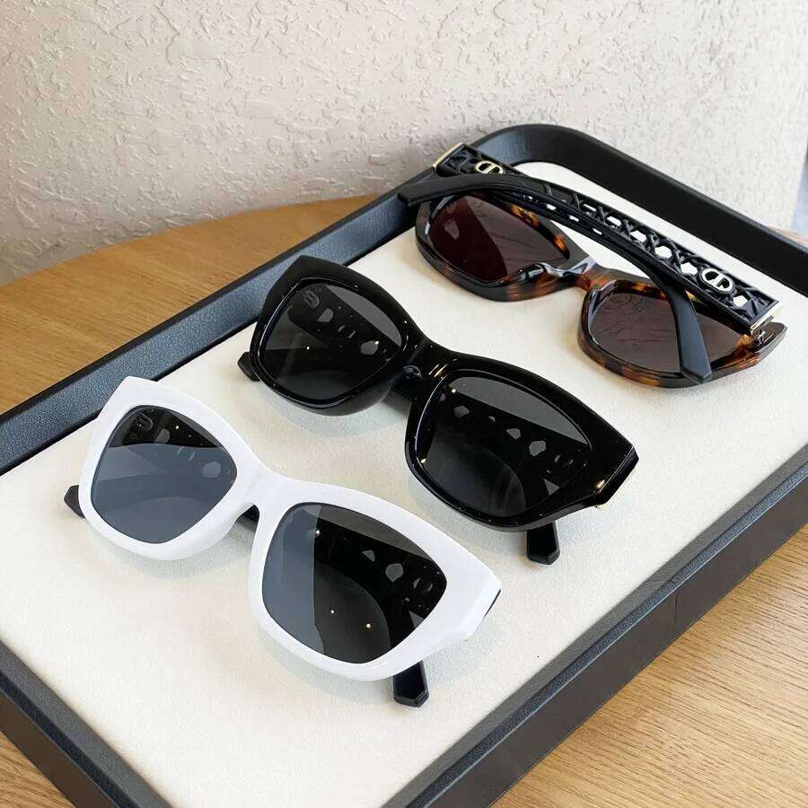 Fashion Designer's New Cat Eye Small Framepolarized Women's Sunglasses, A Must-Have Item For Celebrities With Simple Lines Uv400