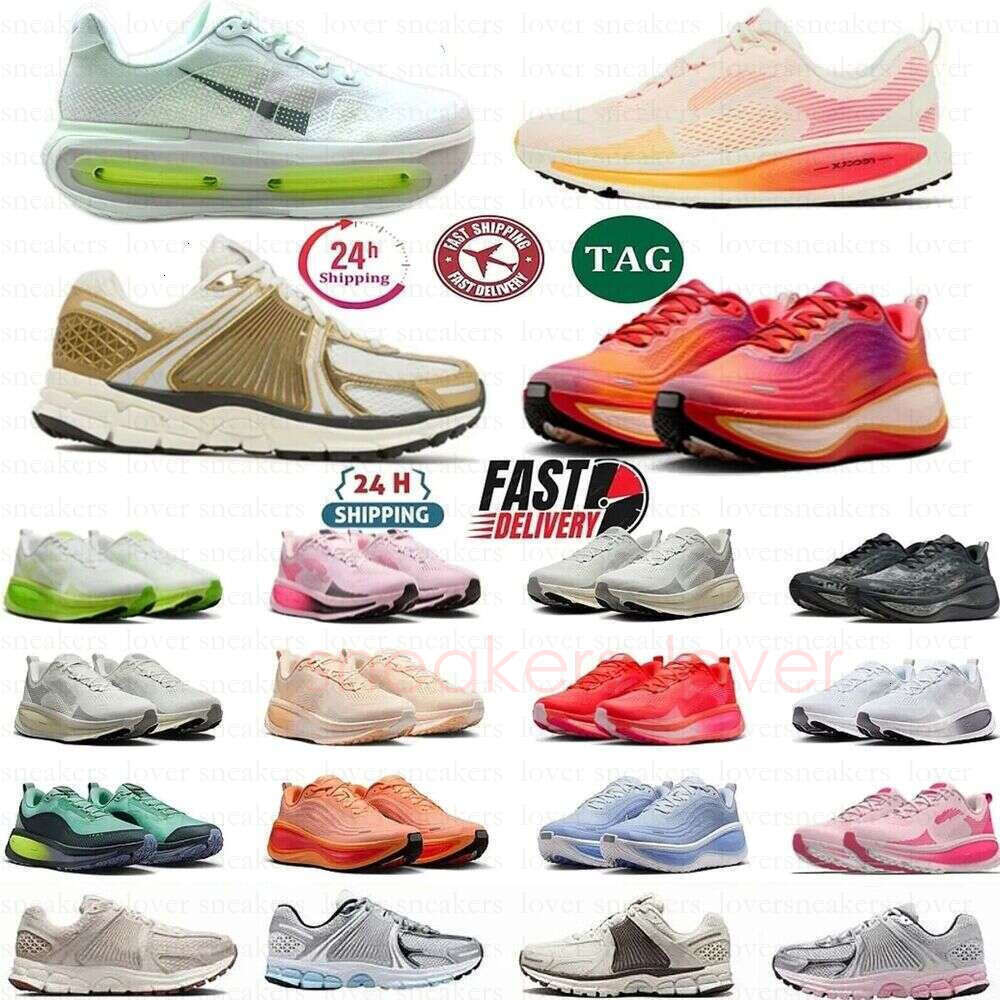 Top Vomeros 5 Premium Men Sneakers Vomero 18 Plus Women Running Shoes Designer Trainers Gold Silver Metallic Grey Cream Pink Red Triple Black White Outdoor Sneakers