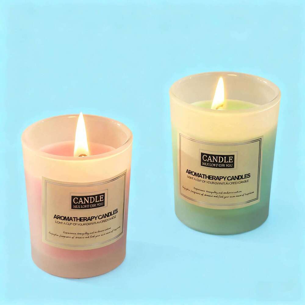 Wholesale Of Colored Frosted Cups, Candles, Household Creative Scented Souvenirs, Smokeless Candle Ornaments W260303