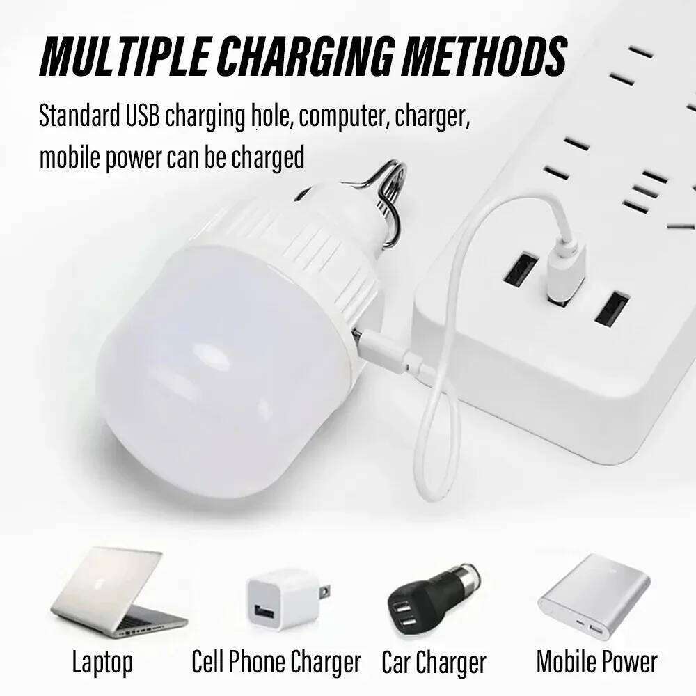 1-10pcs Outdoor High Power Portable LED Lanterns Charging Lamp Camping BBQ lamp Search Light Emergency Bulb S260302