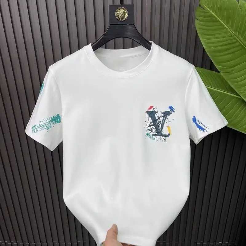 T-shirt Crew Neck Short Sleeve Loose Trendy Brand Niche Design Handsome Casual Versatile TopT260303