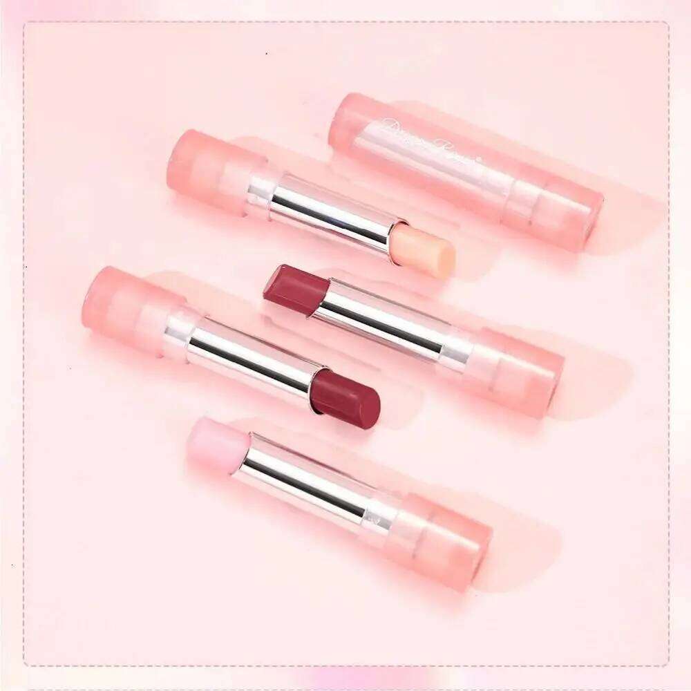 Pink Jelly Lipstick With Temperature Change Effect Moisturizing Balm Long Lasting Nourishment Lip Gloss For Healthy Lips H260302