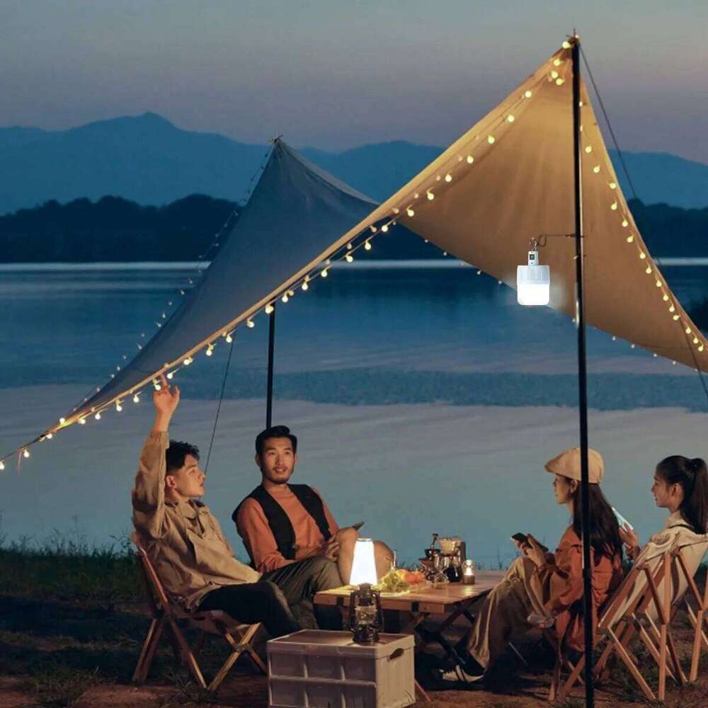 Camping Tent 800mAh 3-Level White Light USB Rechargeable LED Hook-Style Emergency Bulb Ideal for Hiking & Fishing S260302