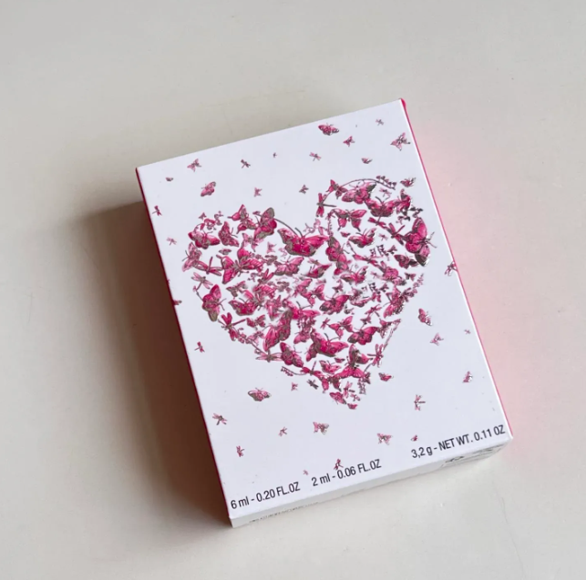 Pink Lip Care 3pcs/set Color Change 3.2g Lipstick 001# + 6ml Plumping Gloss 001# + 2ml Mini Gloss 038# Pink Packing Moisturizing Lip Balm Hydrating Li