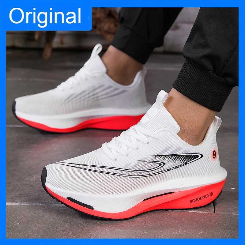 Unisex Sports Shoes Fashionable Lace Up Outdoor Running Fitness Shoes Flat Bottomed Durable Classic Mesh Breathable Tennis Shoes K260303