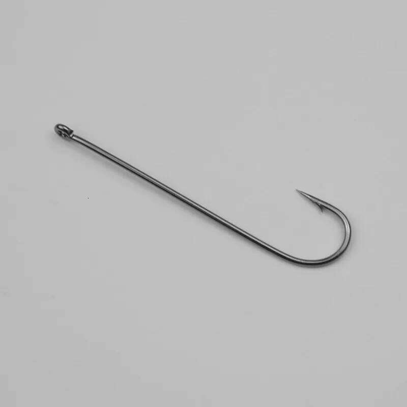 Carlisle bulk handle extra long tube pay sea fishing with barb oblique mouth eel, mackerel, pomfret hook Z260228