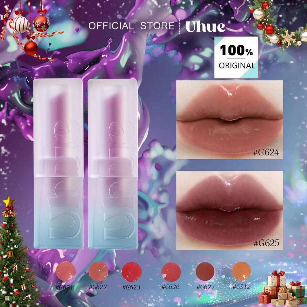 Uhue Mirror Lipstick,Moisturizing & Non-Drying,Smooth Application,Highly Pigmented,Daily Makeup,Commute Essential,Winter Luxury H260302