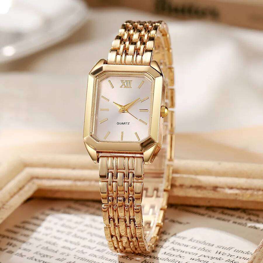 New Watches for Women Ladies Wristwatch Gold Quartz Minimalist Watch Gift XJ260303