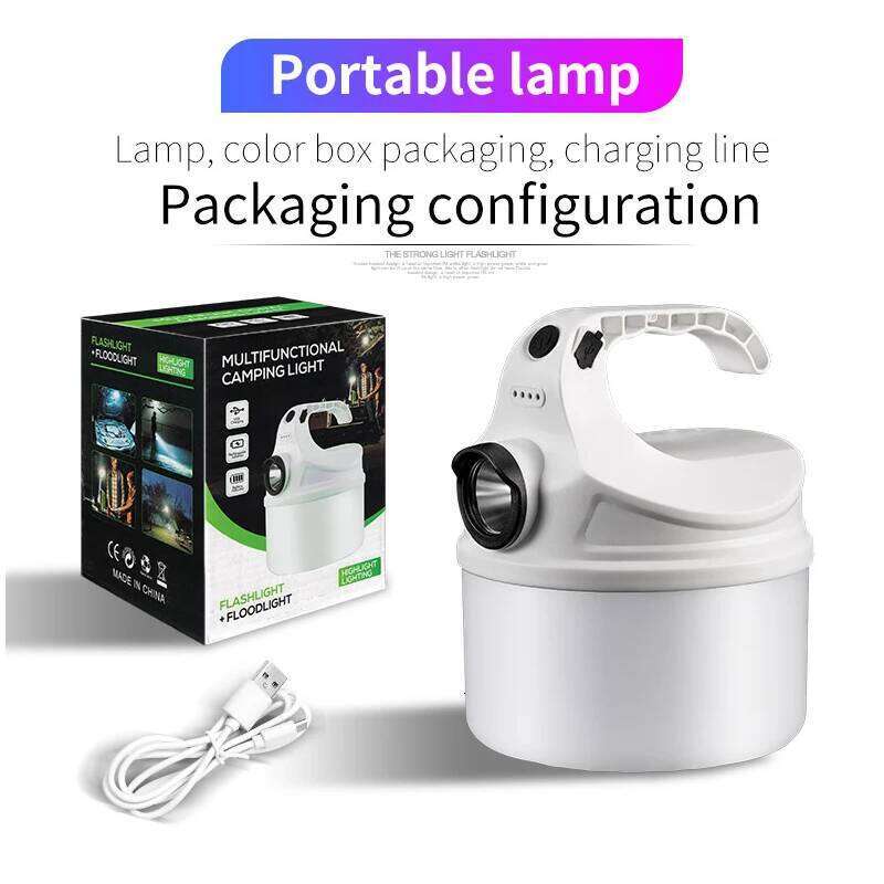 Portable Outdoor Led Camping Lantern Dimmable Emergency Waterproof Flash Lamp USB Rechargeable Light S260302