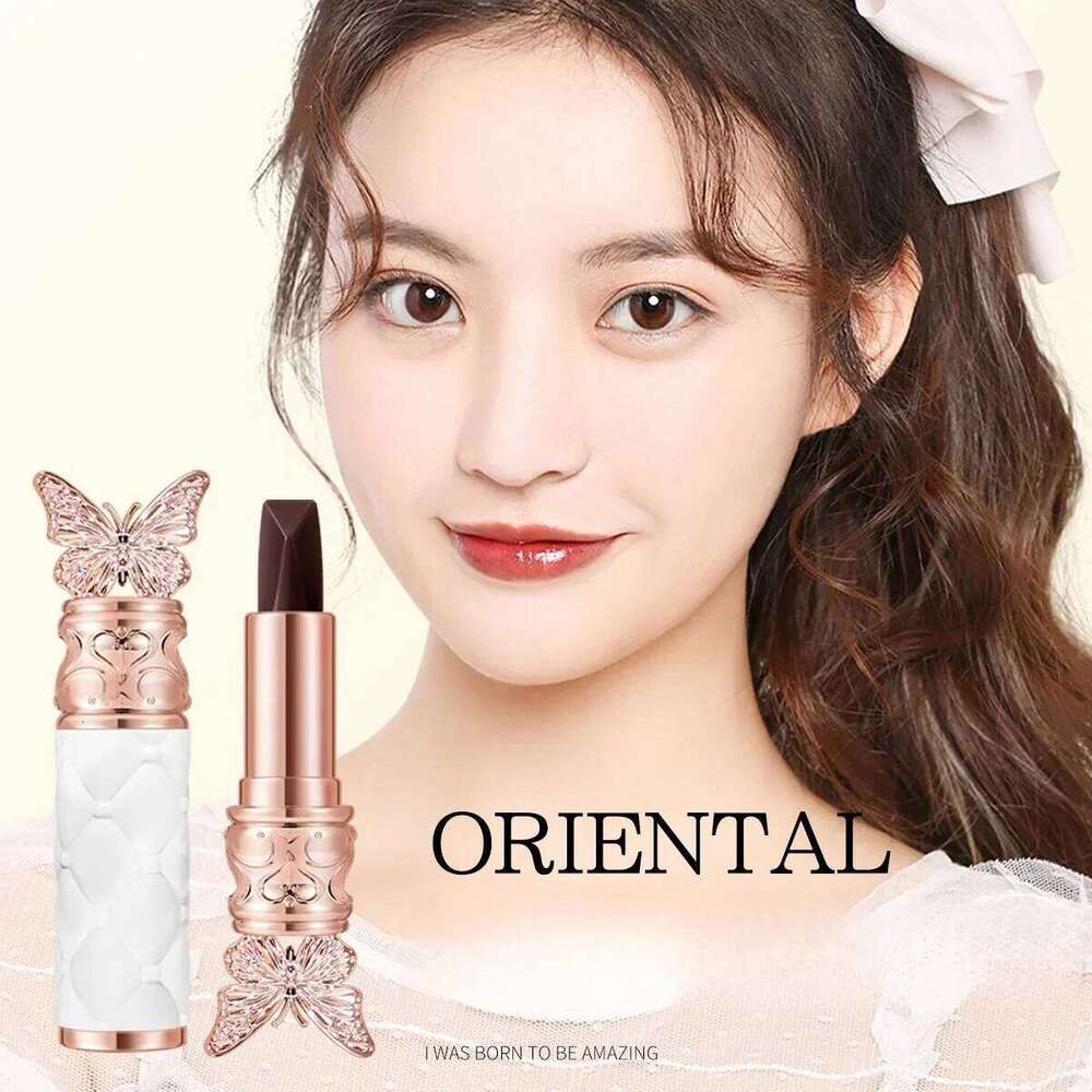 Long Lasting Velvet Lipstick Butterfly Shape Waterproof Matte Gloss 3 In 1 Non Stick Moisturizing Lip Makeup Cosmetics H260302
