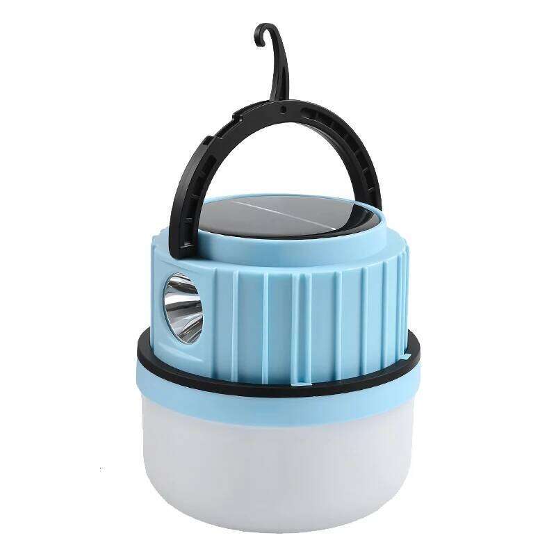 Outdoor Solar Powered LED Lamp Bulbs USB Charging Camping Light Portable Night Lights Waterproof Flashlight Fishing Essentials S260302