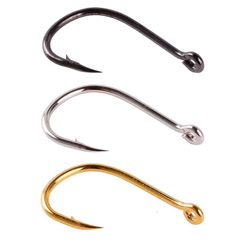 Barbed Hooks Set, High Carbon Steel, Saltwater, Freshwater Gear, Fishing Accessories Z260228