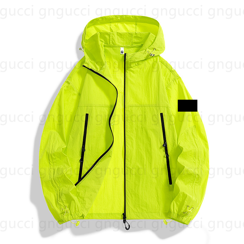 Thin Jacket Designer Pocket Jackets Stone Jacket Long Sleeve Stone Jacket Zipper Badges Men Pull Stone Company Casual Coat Windbreaker Embrodiery Mens Topstoney