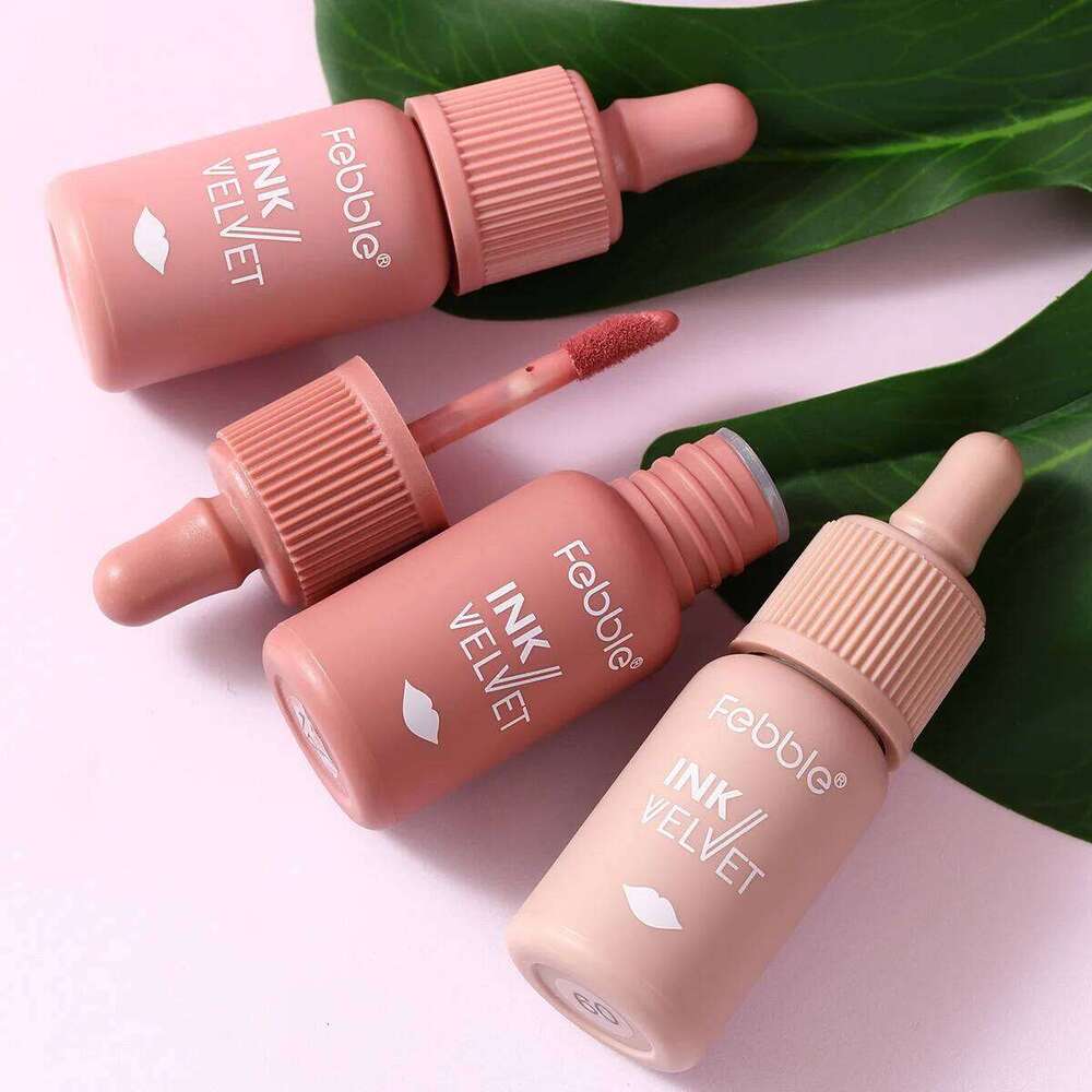 12-color velvet matte, light nude liquid lipstick, long-lasting moisturizing low saturation lip gloss create a natural H260302