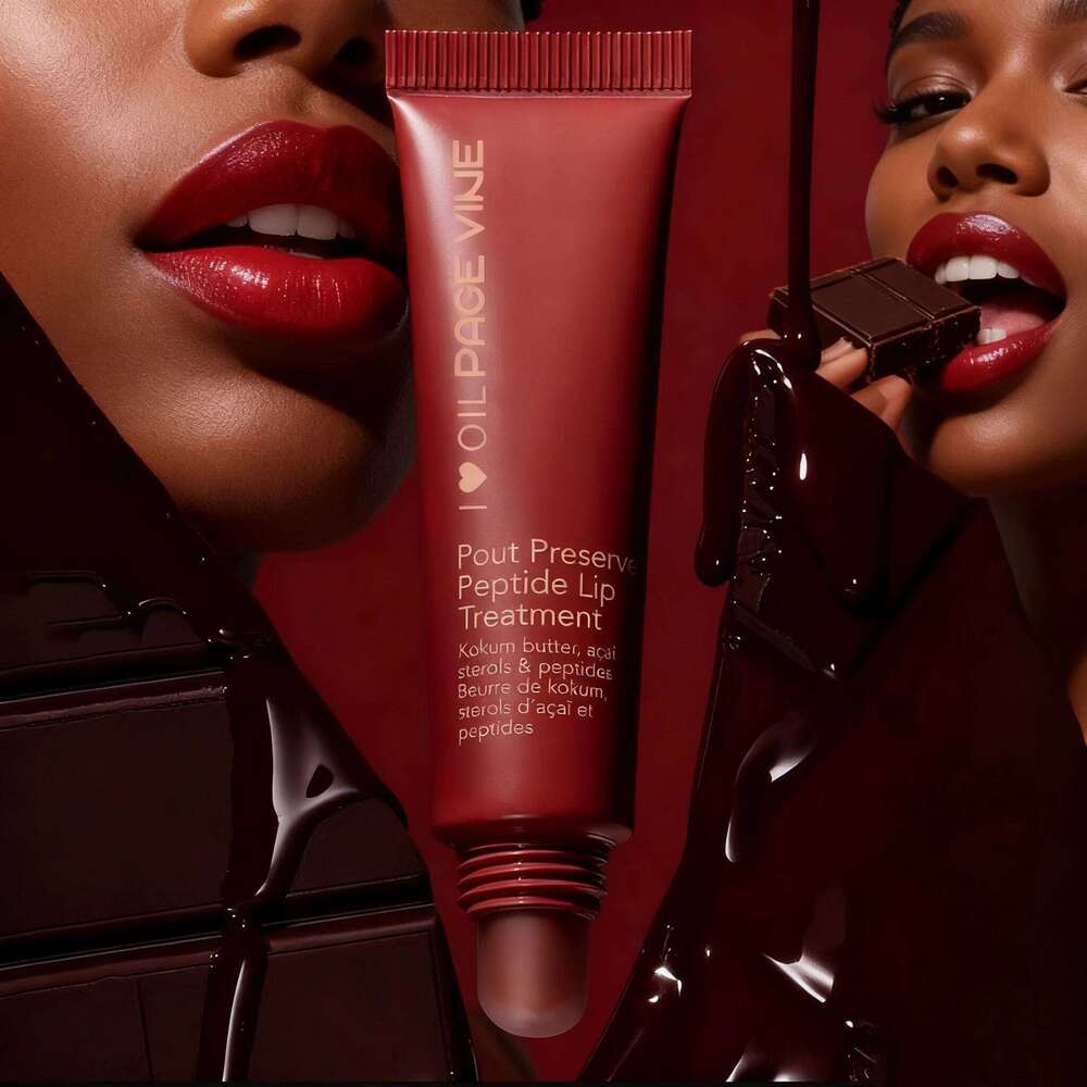 PAGE VINE Peptide Butter Balm Liquid Nourishing Moisturizer Plumping Hydrating Lip Gloss Cosmetics H260302