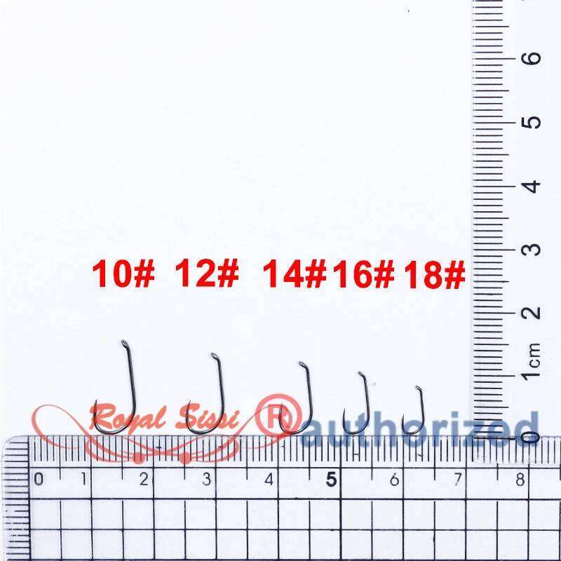 PERSUADER 50pcs/box professional competition barbless dry 10# 12# 14# 16# 18# slim&light mosquitos fly fishing hooks Z260228