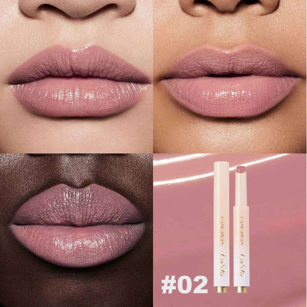 HANDAIYAN 8-color mirror color pressed pencil pearl long-lasting moisturizing hydrating lipstick pen H260302