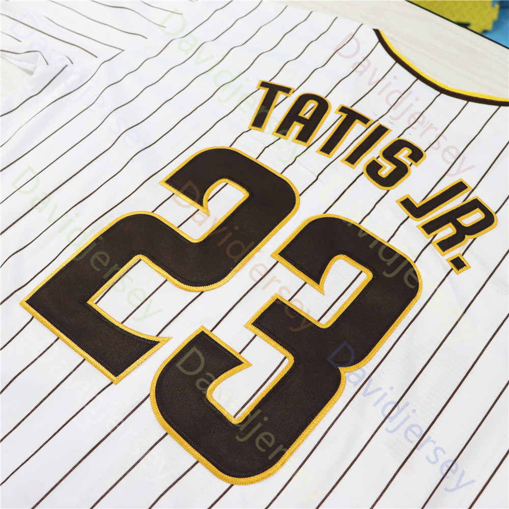 SD Padres Baseball Jersey Jackson Merrill Fernando Tatis Jr Manny Machado Ethan Salas Joe Musgrove Tony Gwynn Jake Cronenworth Yu Darvish King Miller 