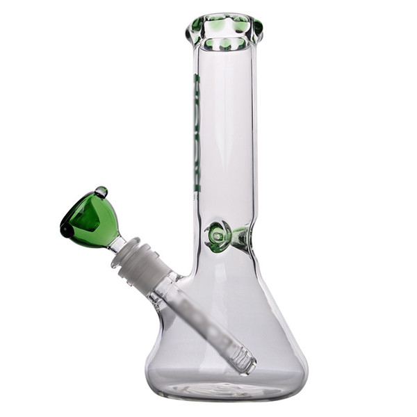 Beaker Glass Bong Hookahs Thick Glass Water Bongs Smoking Water Pipe Bubbler Heady Downstem Perc With 14mm bowl