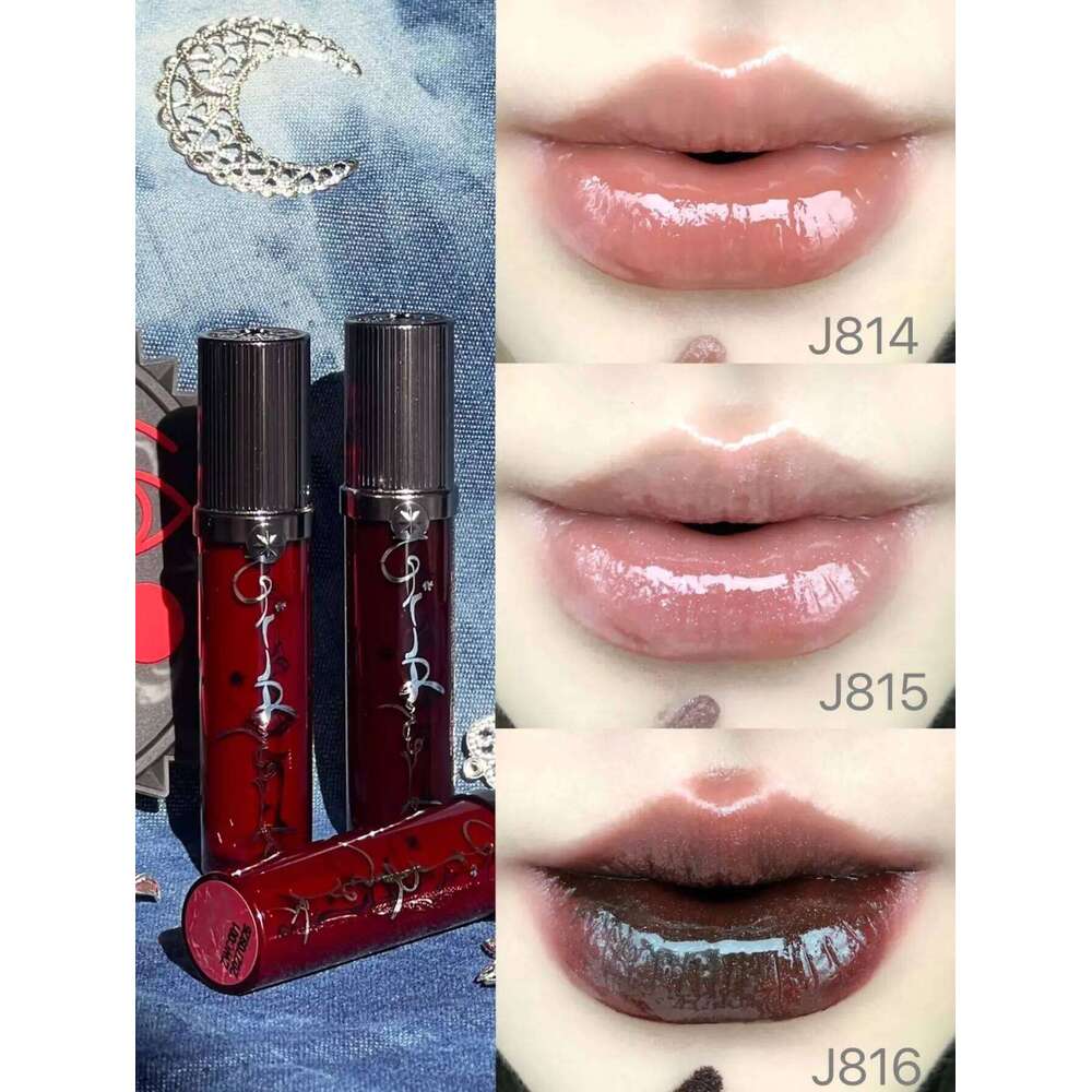 Girlcult Hmong Witch Glitter Lipgloss Matte Shimmer Gothic Dark Chameleon Long-lasting Sparkling Blue Smoky Lipstick Halloween H260302