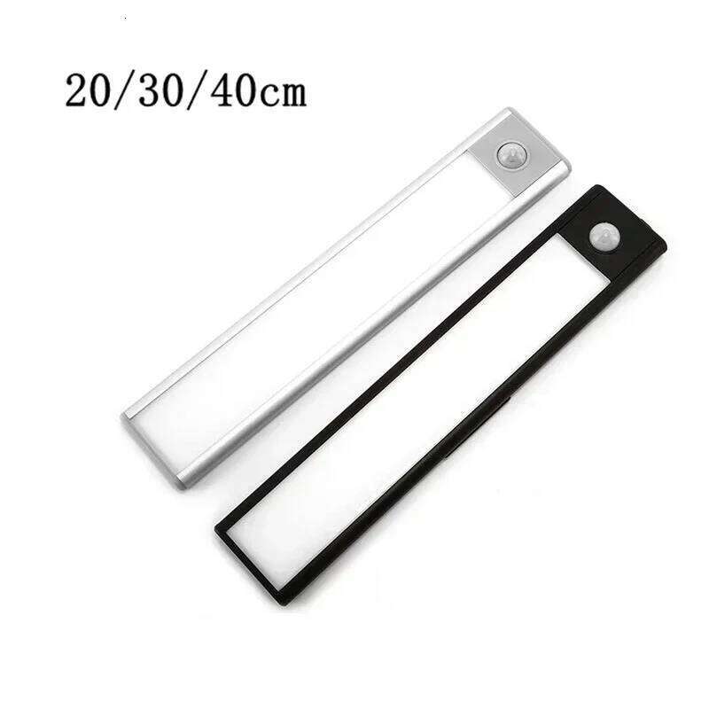 USB Rechargeable Motion Sensor Led for Kitchen Wardrobe Cabinet Lighting 20cm/30cm/40cm LED Night Light S260302