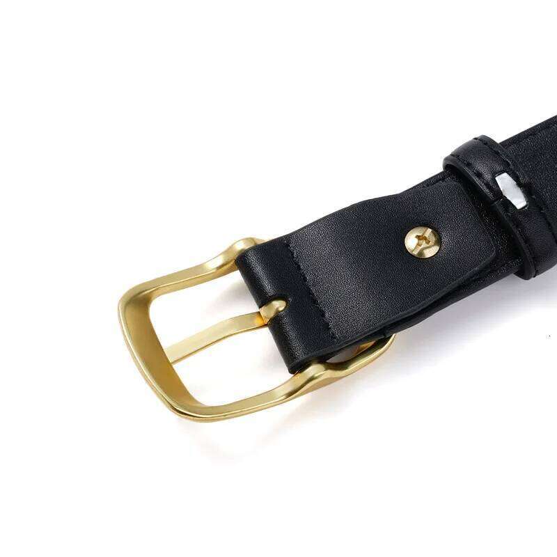 Fashionable Gold Alloy Buckle Women's Belt - High Quality Soft Pu Leather | Perfectly Matched with Jackets and Jeans, New Style S260228