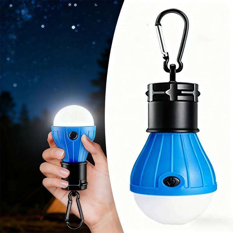 Outdoor Camping Lantern,Portable LED Tent Light with 3 Modes,Hanging Bulb for Hiking Fishing Emergency Lighting,Christmas Gifts S260302