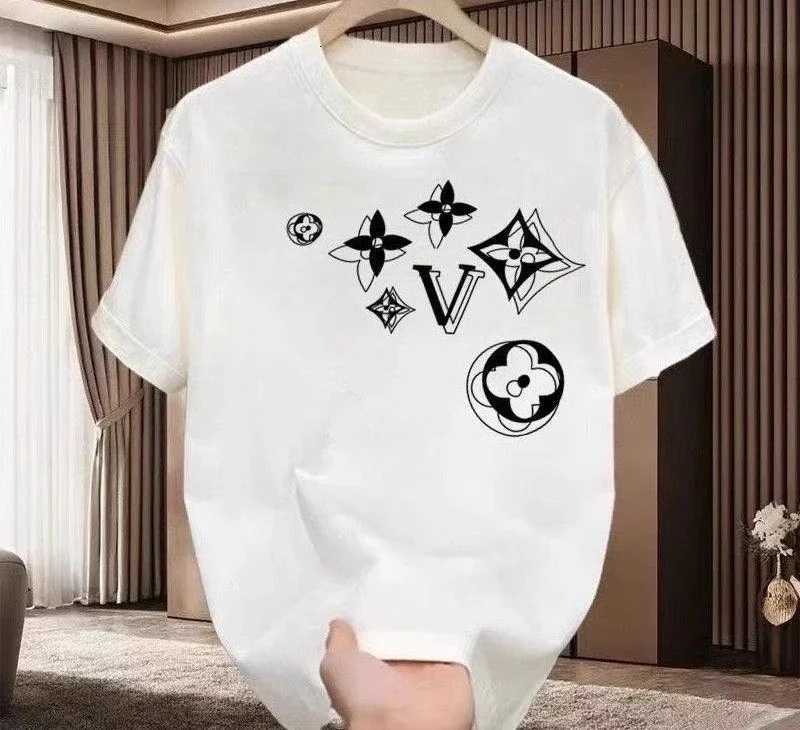 T-shirt 2026 High Quality Heavy Cotton Printed Fashion Brand Streetwear Loose Round Neck Unisex Versatile TopT260303