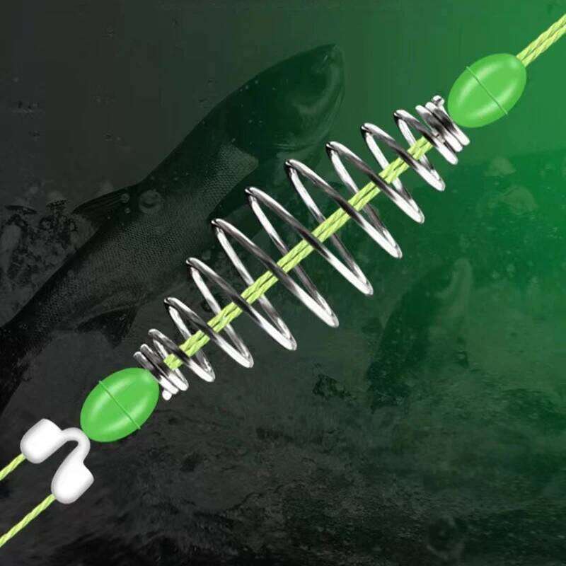 5pcs/set Fluorescent Green High Carbon Steel Hook 8# -13# Strong Sharp Spring Hooks for Saltwater Freshwater Fishing Z260228