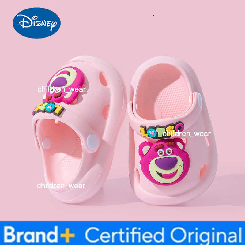 Disney KidsCasual Shoes Sandals EVA Beach Mickey Mouse shoes Summer Shoes For Children Anti-slip Blue Pink Shoes Size 28-39 H260303