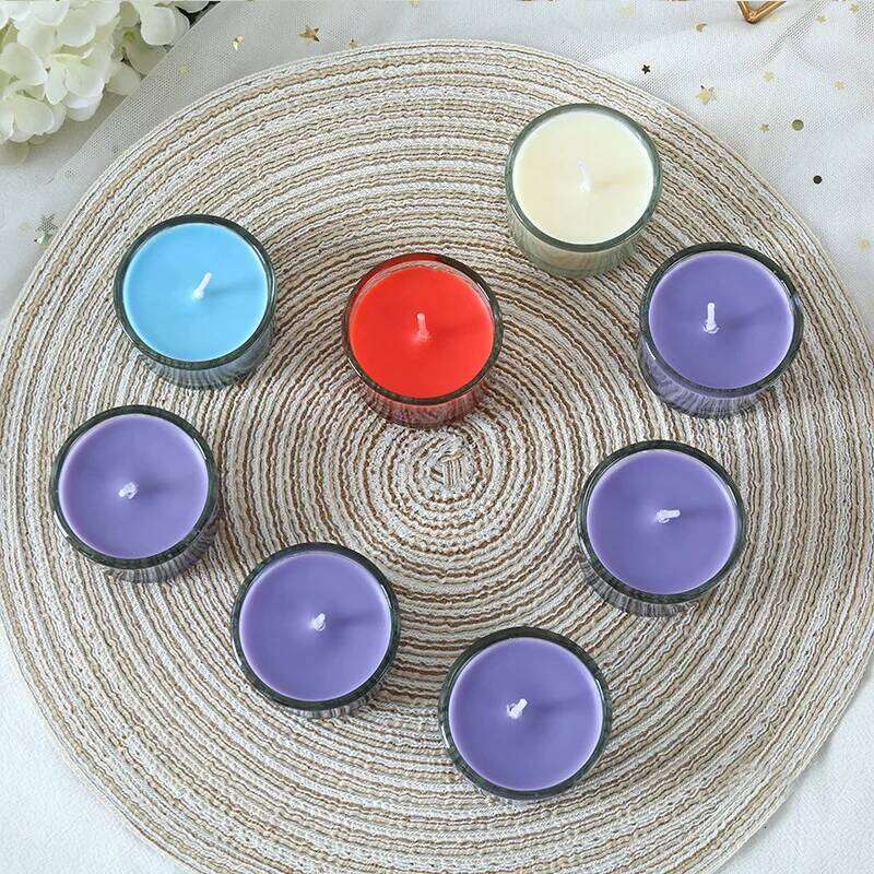 Mini Glass Cup Aromatherapy Party Perfect Gifts for Wedding Beautiful Home Decor Romantic Dinner Candles Smokeless W260303