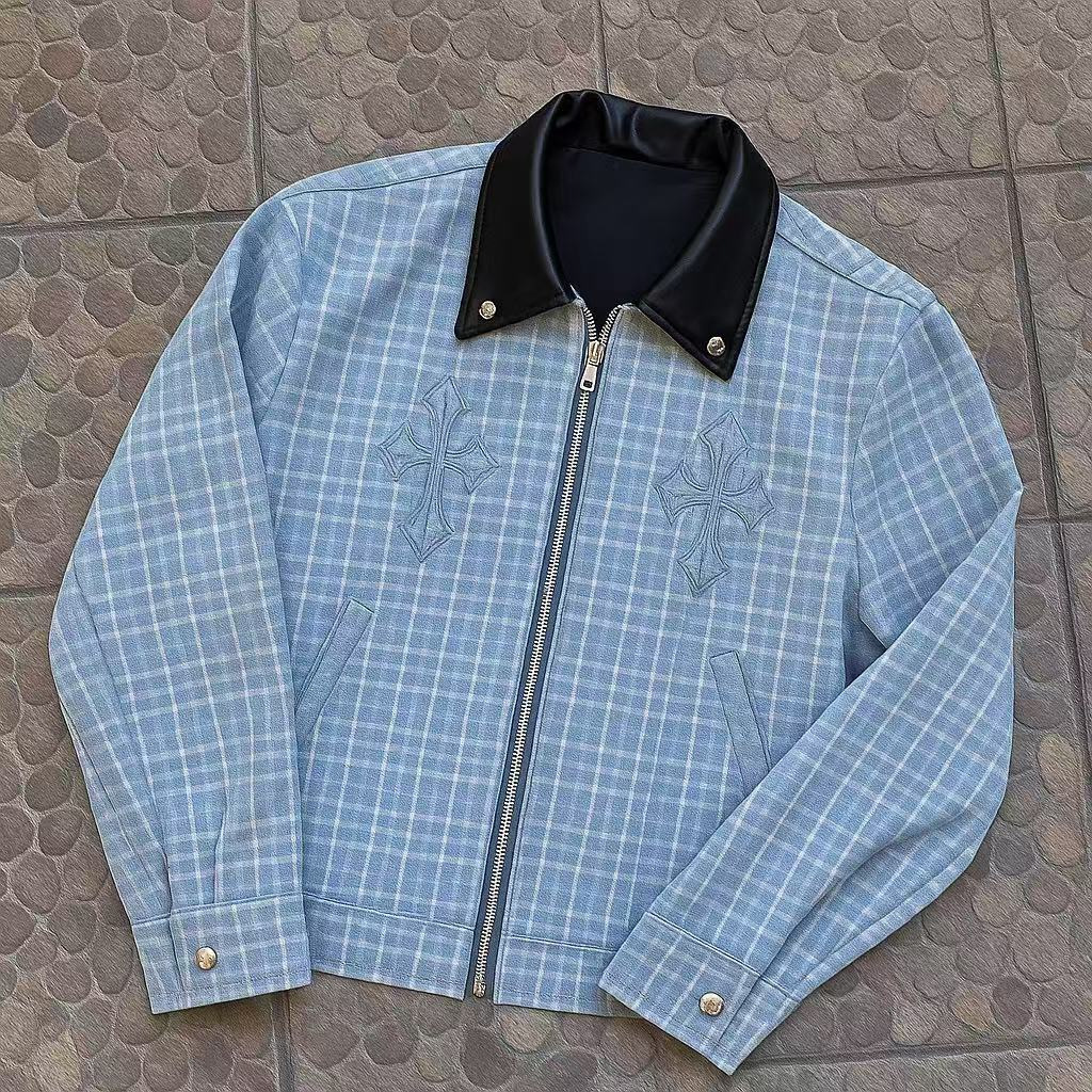 2026 Luxury Brand Designer Clothing European And American Winter Heavy-Duty Loose-Fitting Three-Dimensional Embroidered Vintage-Style Unisex Striped D