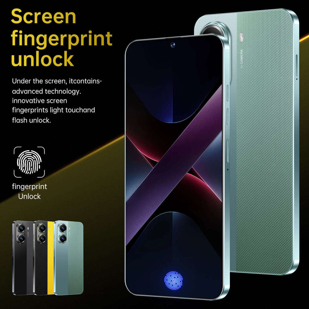 Famous Brand Cross Border Mobile X Pro Smartphone Inch Large Screen Android Phone Supports Dropshipping Hot Selling Model CKSro