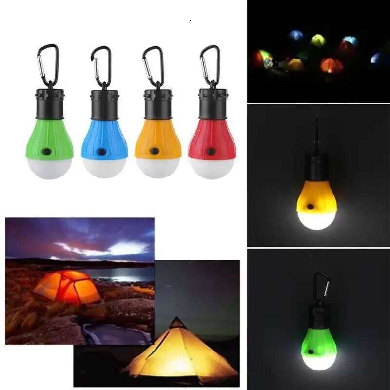 Portable LED Emergency Light with Clip Hook Outdoor Use Suitable for Camping Hiking Fishing Lighting Hurricane Protected S260302