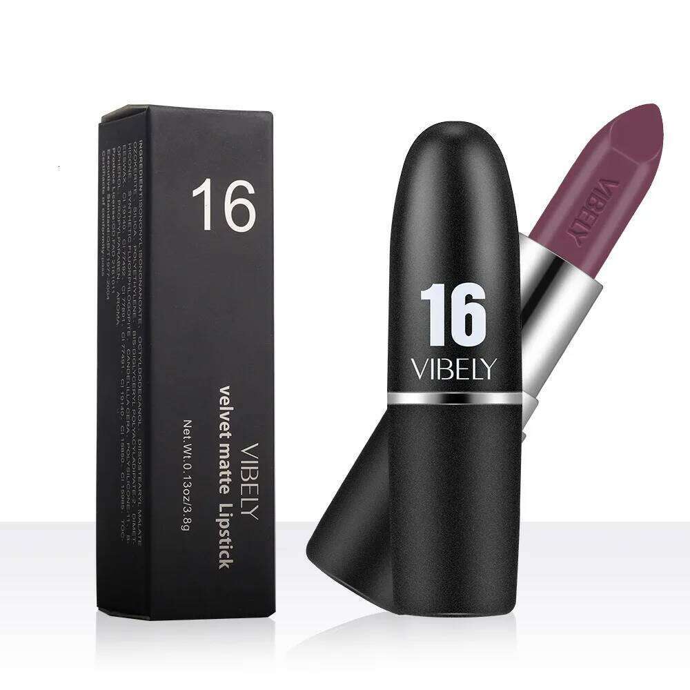 VIBELY Velvet Matte Liquid Lipstick - Transfer Proof, Water Resistant, All-Day Wear H260302