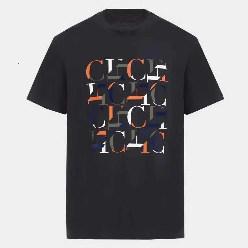 T-shirt Cotton Round Neck Letter Print Unisex Fashion Commute Versatile Classic Short Sleeve TopT260303