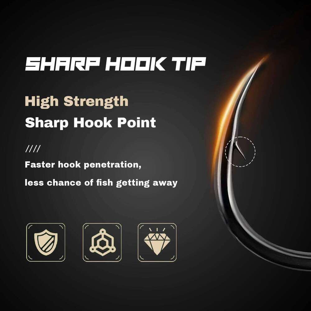 25Pcs High Carbon Steel Treble Hooks Red Triple for Freshwater & Saltwater Carp Bass Trout Barbed Fishing Hook Z260228