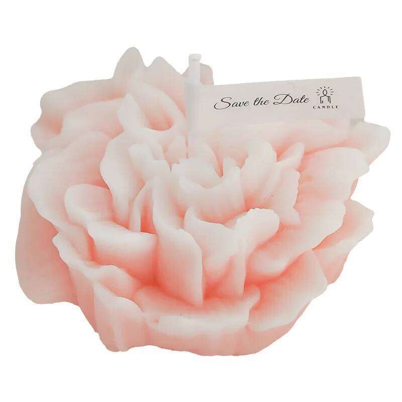 Handmade Carnation Scented Aromatherapy Soy Wax Candle Birthday Candles for Wedding Party Home Decoration Photo Props W260303